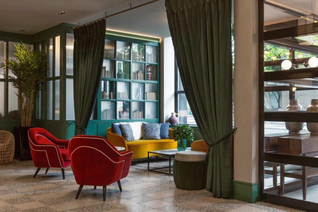 The Green Hotel Dublin Lobby