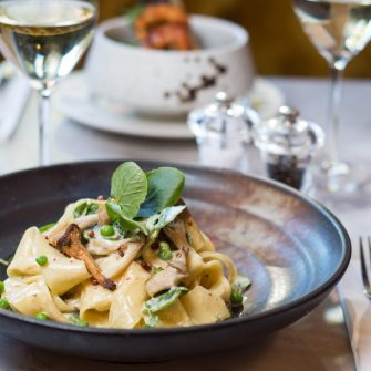 Wild Mushroom Pasta at The Green Hotel Dublin